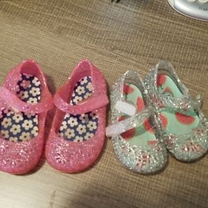 jelly sandles size 2 and size 3